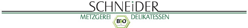 Logo der Metzgerei Schneider, Metzgerei und Delikatessen